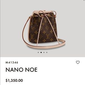 Louis Vuitton Nano Noe
